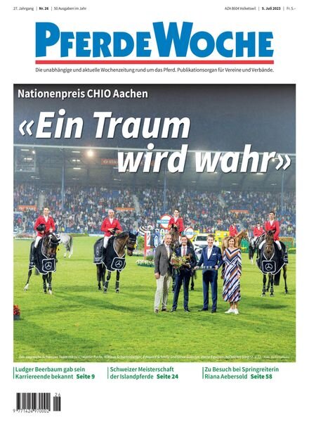 PferdeWoche – 05 Juli 2023 Cover