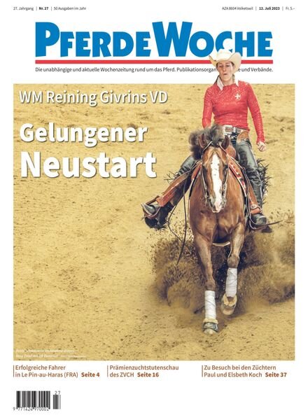 PferdeWoche – 12 Juli 2023 Cover