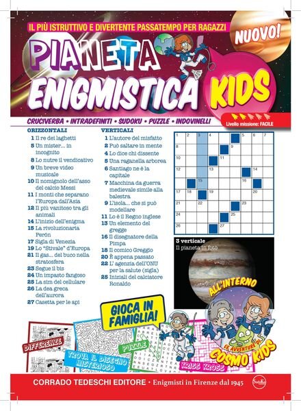 Pianeta Enigmistica Kids – luglio 2023 Cover