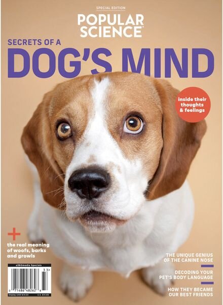 Popular Science Secrets of a Dog’s Mind – June 2023 Cover