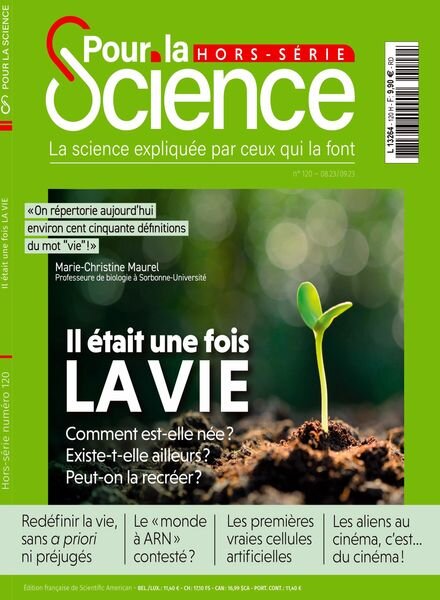 Pour la Science – Hors-Serie – Aout-Septembre 2023 Cover