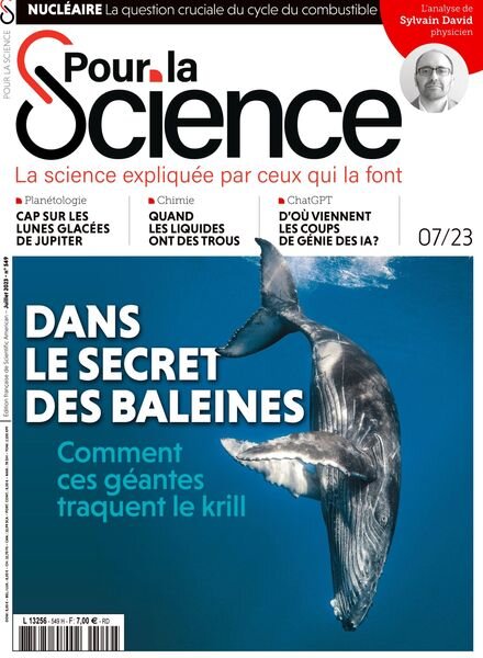 Pour la Science – Juillet 2023 Cover