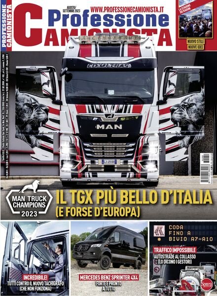 Professione Camionista – Agosto-Settembre 2023 Cover