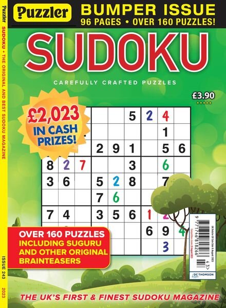 Puzzler Sudoku – July 2023 Cover