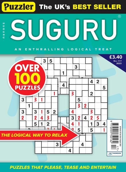 Puzzler Suguru – July 2023 Cover