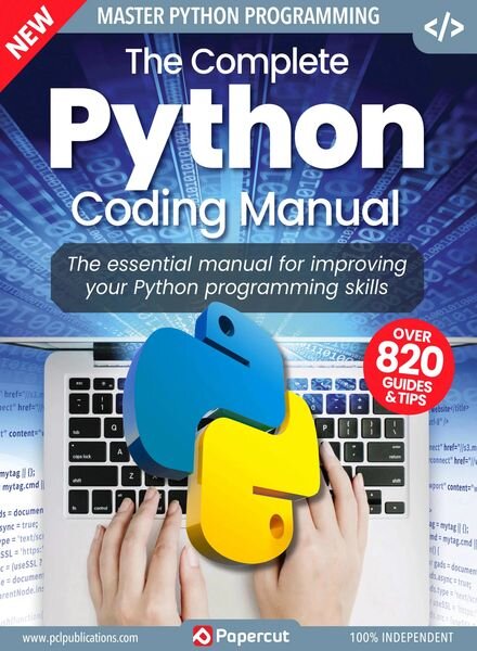 Python Coding The Complete Manual – June 2023 Cover