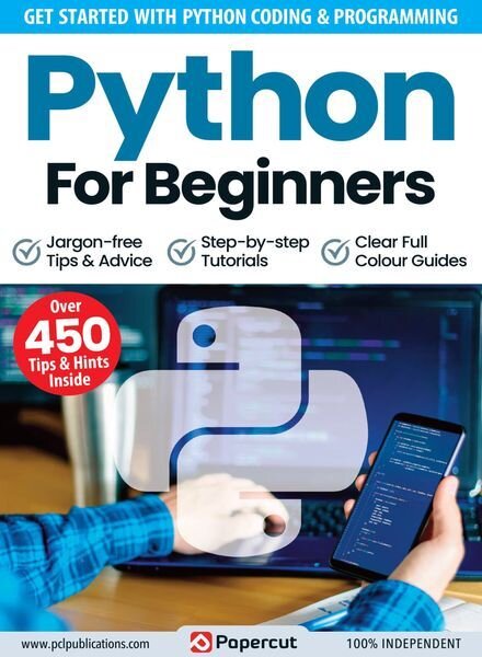 Python for Beginners – July 2023 Cover