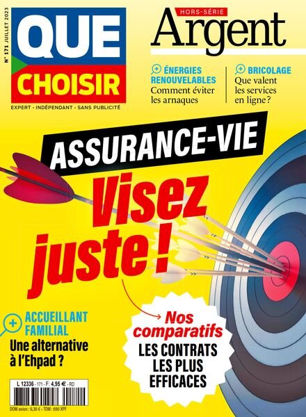 Que Choisir Argent – Juillet 2023 Cover