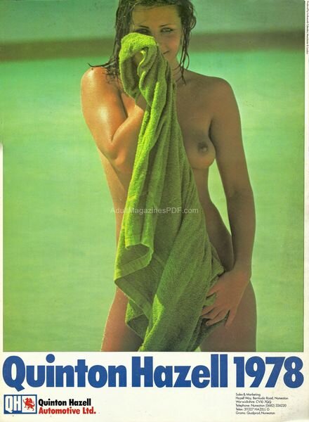 Quinton Hazell 1978 Calendar Cover