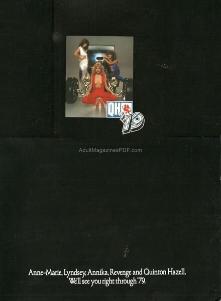 Quinton Hazell 1979 Calendar Cover