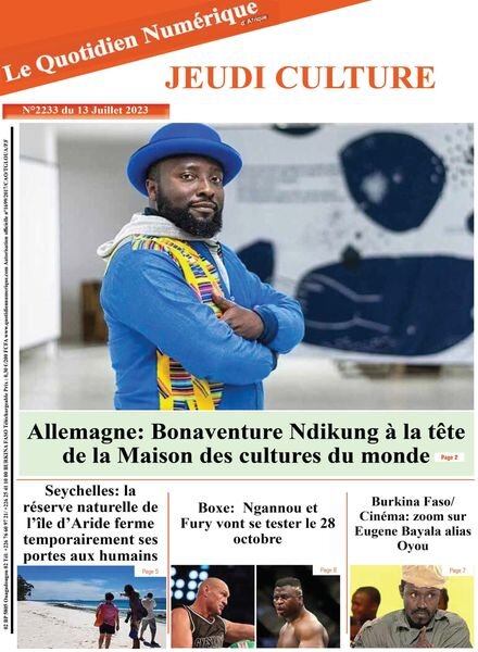 Quotidien Numerique d’Afrique – 13 juillet 2023 Cover