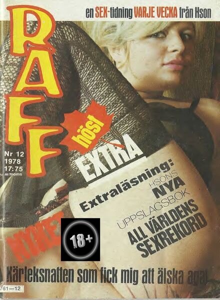 Raff – Nr 12 1978 Cover