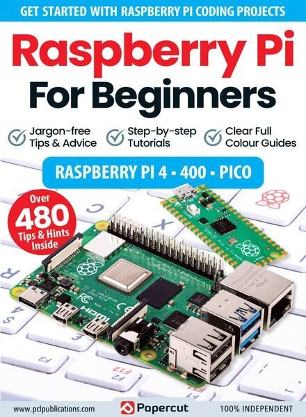 Raspberry Pi For Beginners – July 2023 Cover