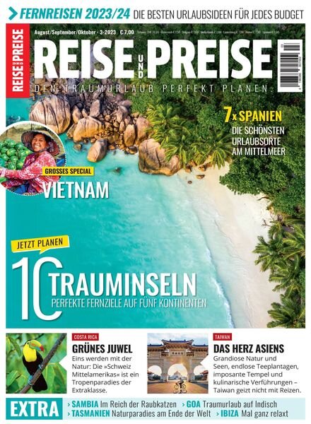 REISE & PREISE – Juli 2023 Cover
