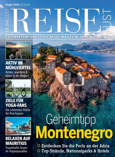 Reiselust – 18 Juli 2023 Cover