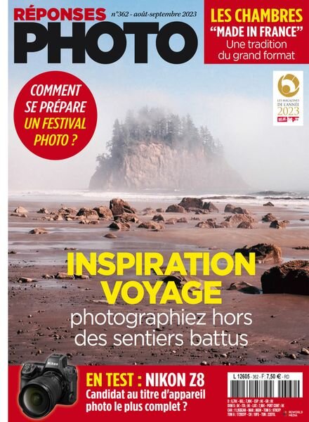 Reponses Photo – aout 2023 Cover