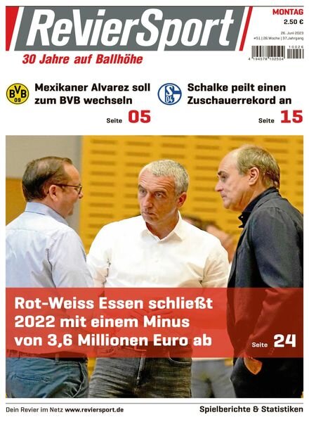 RevierSport – 26 Juni 2023 Cover