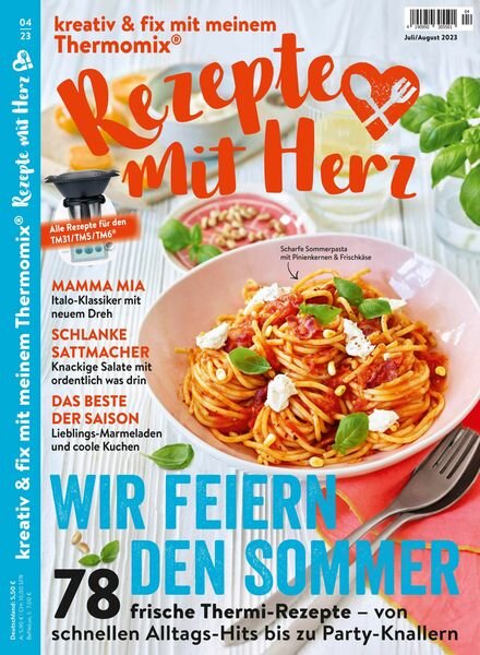 Rezepte mit Herz – Juli 2023 Cover