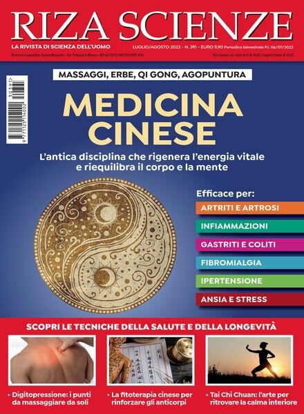 Riza Scienze – Luglio-Agosto 2023 Cover