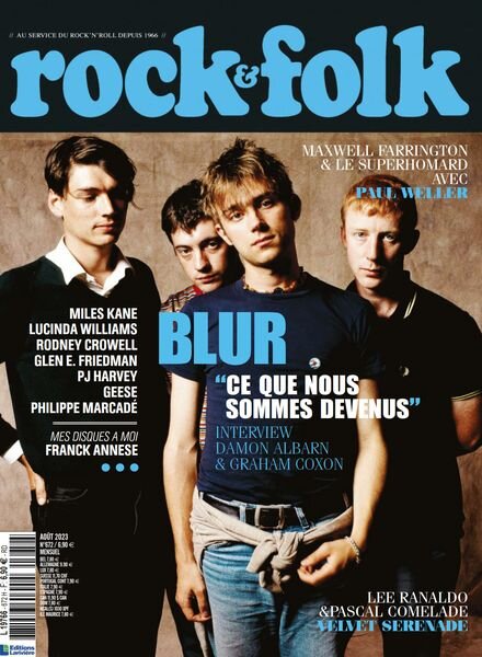 Rock & Folk – Aout 2023 Cover