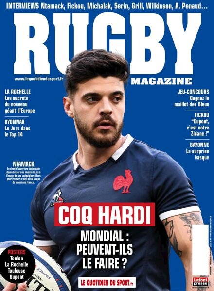 Rugby magazine – juin 2023 Cover