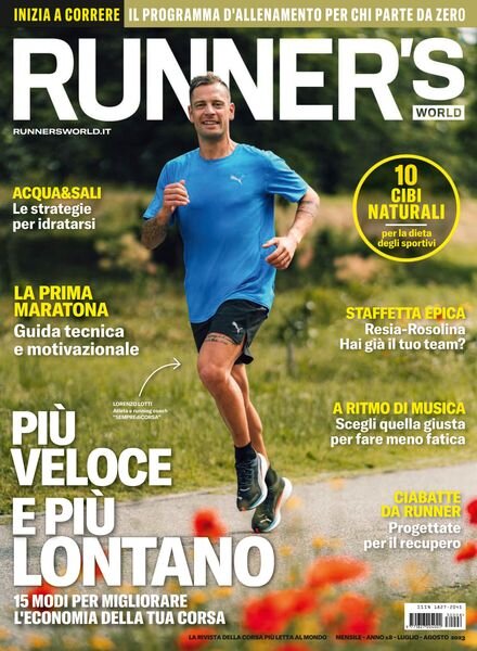 Runner’s World Italia – Luglio-Agosto 2023 Cover