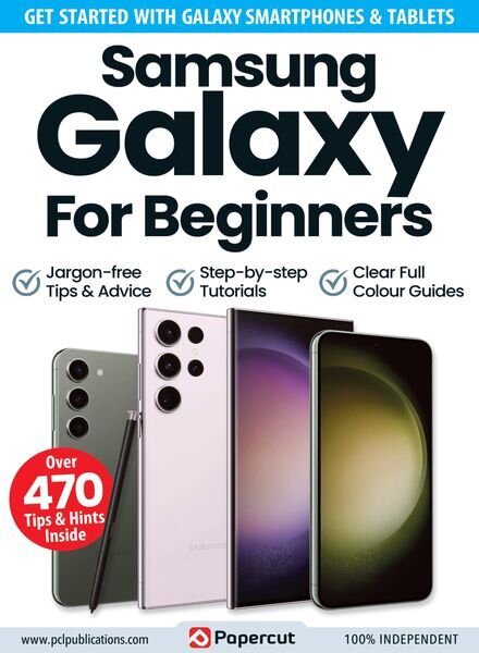 Samsung Galaxy For Beginners – July 2023 Cover