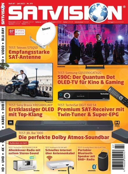 Satvision – Juli 2023 Cover