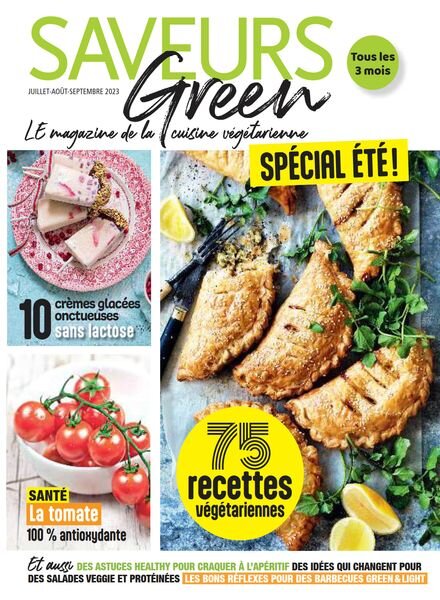 Saveurs Green – Juillet-Septembre 2023 Cover