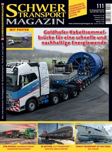 Schwertransportmagazin – Mai-Juni 2023 Cover