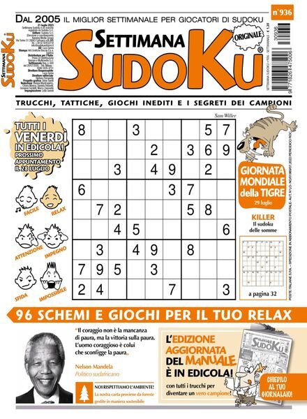Settimana Sudoku – 19 luglio 2023 Cover