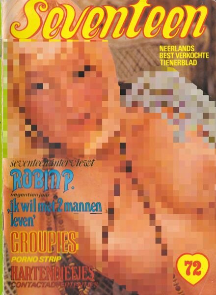 Seventeen Dutch – Nr 72 1981 Cover