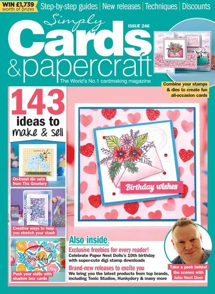 Simply Cards & Papercraft – Issue 246 – June 2023 Cover