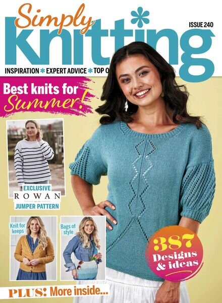 Simply Knitting – August 2023 Cover