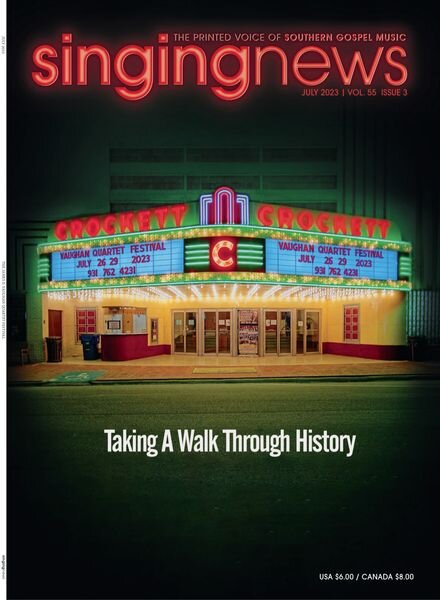 Singing News – July 2023 Cover