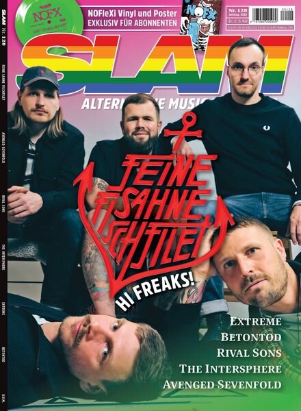 SLAM Alternative Music Magazine – August 2023 Cover