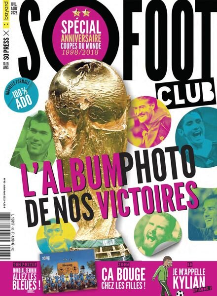 So Foot Club – juillet 2023 Cover
