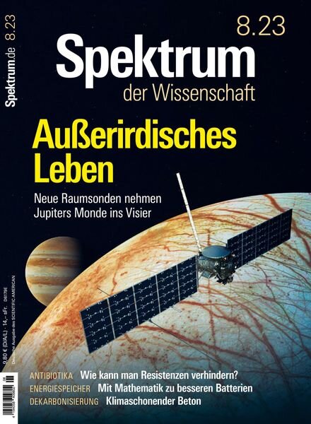 Spektrum der Wissenschaft – 15 Juli 2023 Cover