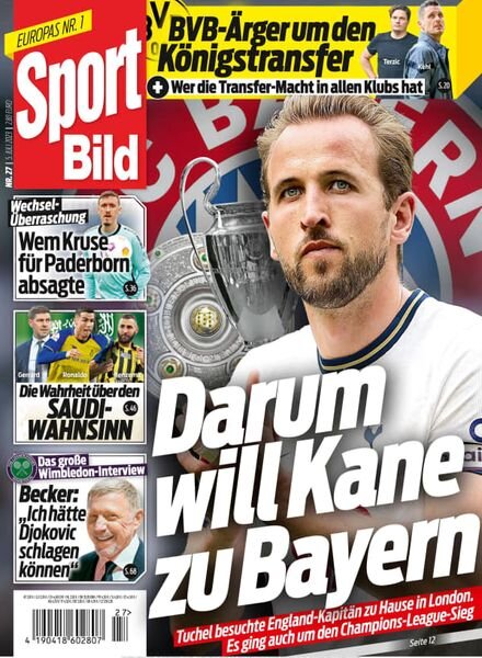 Sport Bild – 05 Juli 2023 Cover
