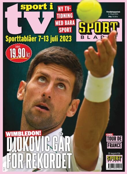 Sport i TV – 04 juli 2023 Cover