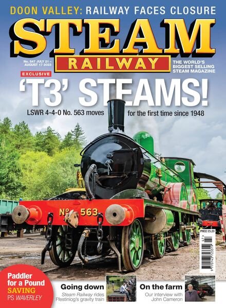 Steam Railway – July 2023 Cover