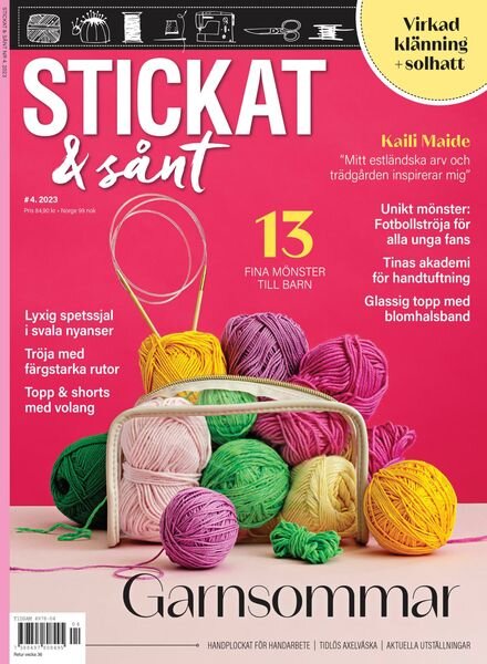 Stickat & Sant – juli 2023 Cover