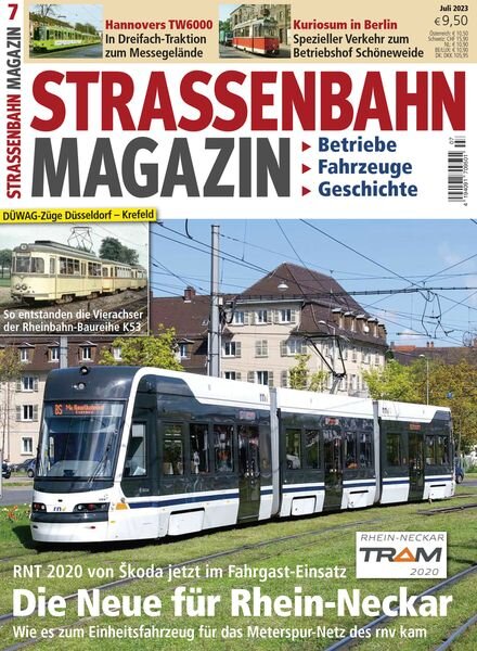 Strassenbahn Magazin – Juli 2023 Cover