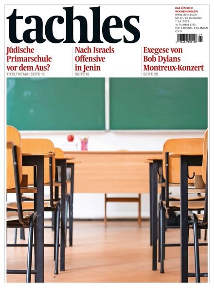 tachles – 07 Juli 2023 Cover