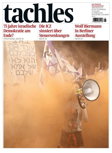 tachles – 14 Juli 2023 Cover