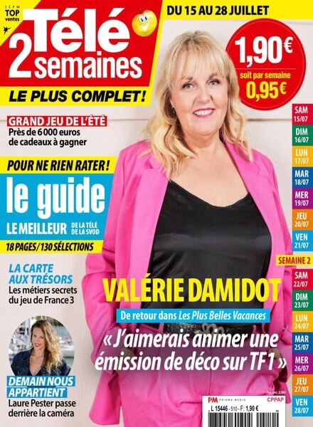 Tele 2 Semaines – 15 Juillet 2023 Cover