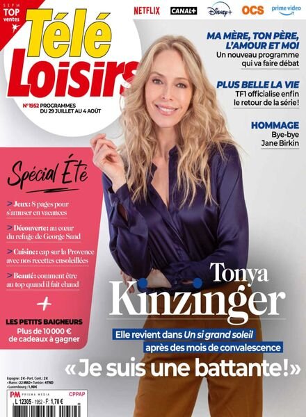 Tele Loisirs – 24 Juillet 2023 Cover