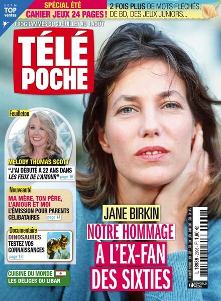Tele Poche – N 2998 – 29 Juillet 2023 Cover