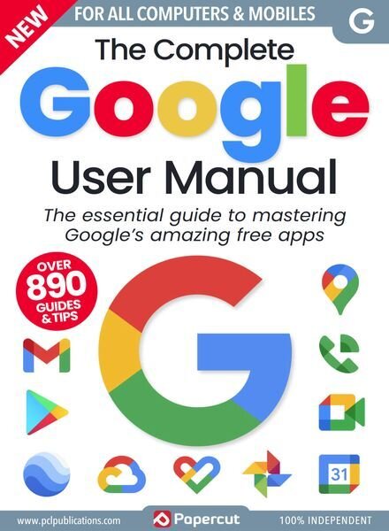 The Complete Google User Manual – Issue 3 – July 2023 Cover