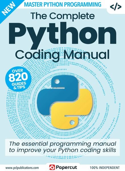 The Complete Python Manual – June 2023 Cover